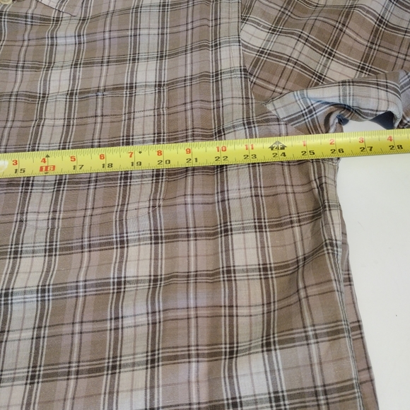 MEN'S Club Room Charter Club Short Sleeve Button Down Plaid Shirt Extra … - Picture 6 of 9